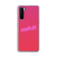 Vice Glow: OnePlus Nord Transparant Hoesje