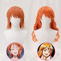 een stuk nami cosplay pruiken hittebestendig synthetisch haar anime feestpruik oranje carnaval feestpruik halloween pruiken Lightinthebox