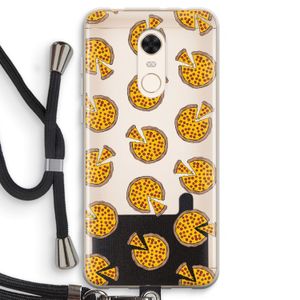 You Had Me At Pizza: Xiaomi Redmi 5 Transparant Hoesje met koord
