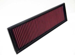 K&N vervangingsfilter passend voor Porche 944S L4-2.5L 16v 1987-1988 (33-2640) 332640