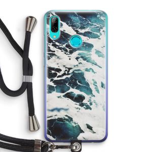 Golven: Huawei P Smart (2019) Transparant Hoesje met koord