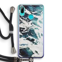Golven: Huawei P Smart (2019) Transparant Hoesje met koord Golven: Huawei P Smart (2019) Transparant Hoesje met koord