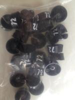 MB zwart/wit 72 voor op kledinghanger