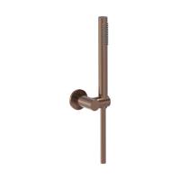 Handdoucheset MAY Staaf Handdouche, Verstelbare Wandsteun en Smooth Doucheslang 125 cm Geborsteld Mat Koper PVD