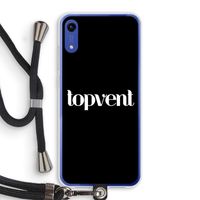 Topvent Zwart: Honor Play 8A Transparant Hoesje met koord