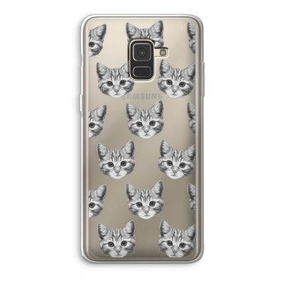 Kitten: Samsung Galaxy A8 (2018) Transparant Hoesje