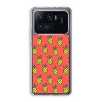 Ananas: Xiaomi Mi 11 Ultra Transparant Hoesje Ananas: Xiaomi Mi 11 Ultra Transparant Hoesje