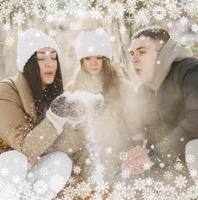 Kaart Dubbel 14x14 Vierkant (per stuk)