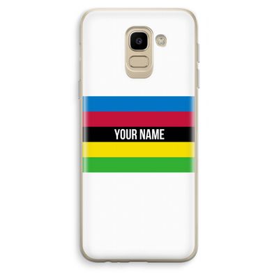 WK Wielrennen: Samsung Galaxy J6 (2018) Transparant Hoesje