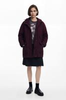 Lange jas met patches - RED - S