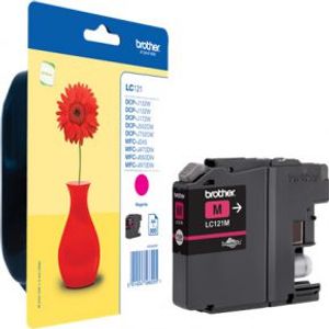 Brother LC-121M inktcartridge 1 stuk(s) Origineel Magenta