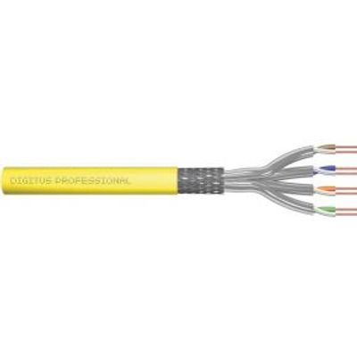 Digitus DK-1743-A-VH-1 netwerkkabel 100 m Cat7a SF/UTP (S-FTP) Geel