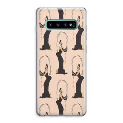 Pop Some Kim: Samsung Galaxy S10 Plus Transparant Hoesje
