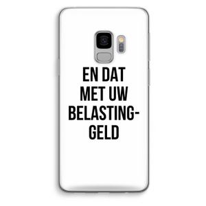 Belastinggeld: Samsung Galaxy S9 Transparant Hoesje