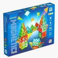 Magnetische tegels - GEOMAG - Tegels Edelstenen - 60 stuks - Kristaleffect - Vanaf 3 jaar