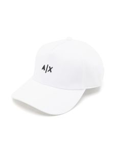 Armani Exchange casquette à logo brodé - Blanc