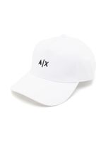 Armani Exchange casquette à logo brodé - Blanc