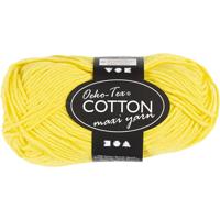 Creativ Company Katoengaren afm 8/8 l: 80-85 m geel - 50gr.