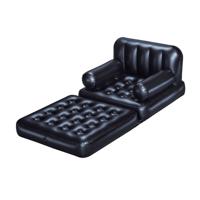 Bestway Opblaasbare Stoel 4 Posities Zwart 191x38x25 cm Interieur 75114