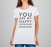 Happy ending valentijn shirt