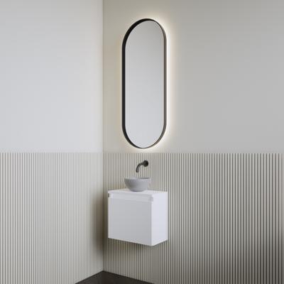 Fonteinset | BWS Leto | Mat Wit | Waskom Mat Grijs