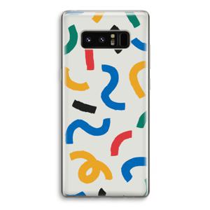 Illustratieve pop 2: Samsung Galaxy Note 8 Transparant Hoesje