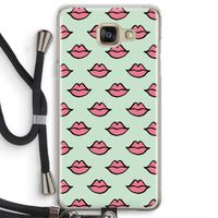 Lipjes: Samsung Galaxy A5 (2016) Transparant Hoesje met koord