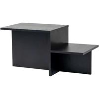 Salontafel - HARMONY - Rechthoekig - Zwart - 80 x 40 x 40 cm