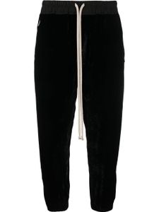 Rick Owens pantalon de jogging sarouel à coupe courte - Noir