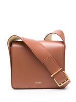 Jil Sander sac à bandoulière en cuir - Marron - thumbnail