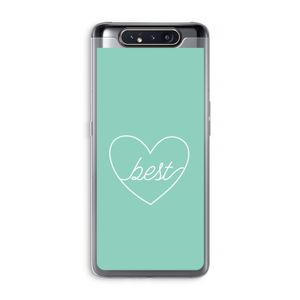 Best heart pastel: Samsung Galaxy A80 Transparant Hoesje