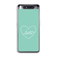 Best heart pastel: Samsung Galaxy A80 Transparant Hoesje