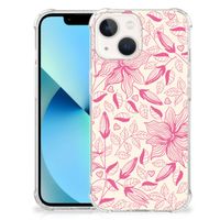 iPhone 13 mini Case Pink Flowers