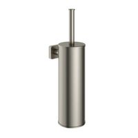 Toiletborstelhouder Hotbath Gal Wandmodel Geborsteld Nikkel PVD
