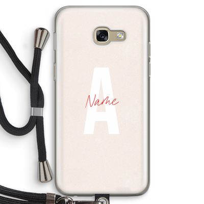 Strawberry Milkshake: Samsung Galaxy A5 (2017) Transparant Hoesje met koord
