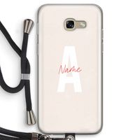 Strawberry Milkshake: Samsung Galaxy A5 (2017) Transparant Hoesje met koord