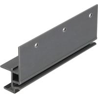 Montageprofiel 17 mm Grafietzwart - Keralit (2877)