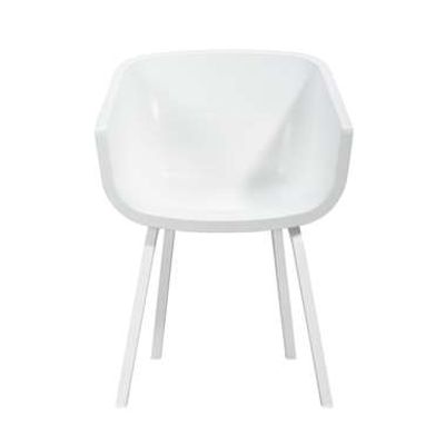 Hartman kuipstoel Amalia - wit - aluminium onderstel
