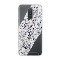 Gespikkelde marmer: Samsung Galaxy A6 Plus (2018) Transparant Hoesje