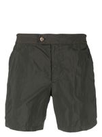 Canali off-centre button-fastening swim shorts - Vert - thumbnail