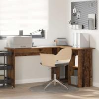Bureau met plank Oud hout 142 x 102 x 73 cm Bewerkt hout