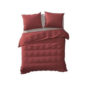 Yellow Dekbedovertrek Percale spicy red