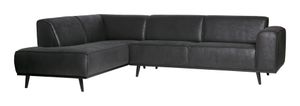 BePureHome Hoekbank 'Statement' Links, kleur Zwart
