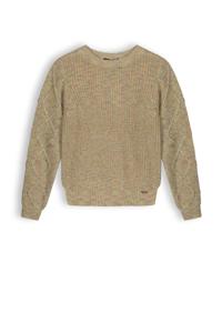 NoBell Meisjes sweater - Keson - Animal bruin