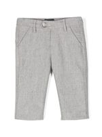 Fay Kids pantalon chiné à coupe droite - Gris