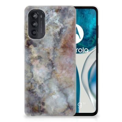 Motorola Moto G52/G82 | TPU | Siliconen hoesje | Marmer Grijs