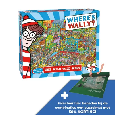 Puzzel wheres wally wildwest 1000st