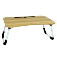 Gerimport Laptoptafel - opklapbaar - bed - dienblad - bruin - 29 x 48 x 21 cm