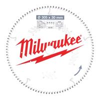 Milwaukee Cirkelzaagblad voor Hout | Ø 305mm Asgat 30mm 100T - 4932471322