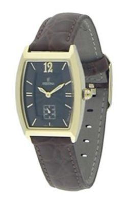 Horlogeband Festina F16027-4 Leder Bruin 16mm